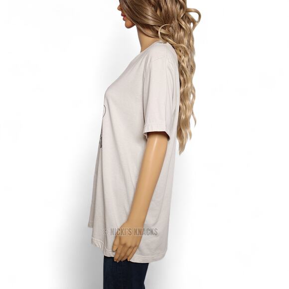 Make America Cowboy Again Oversized Graphic T-Shirt Western Rodeo Tee Size L - Picture 4 of 8